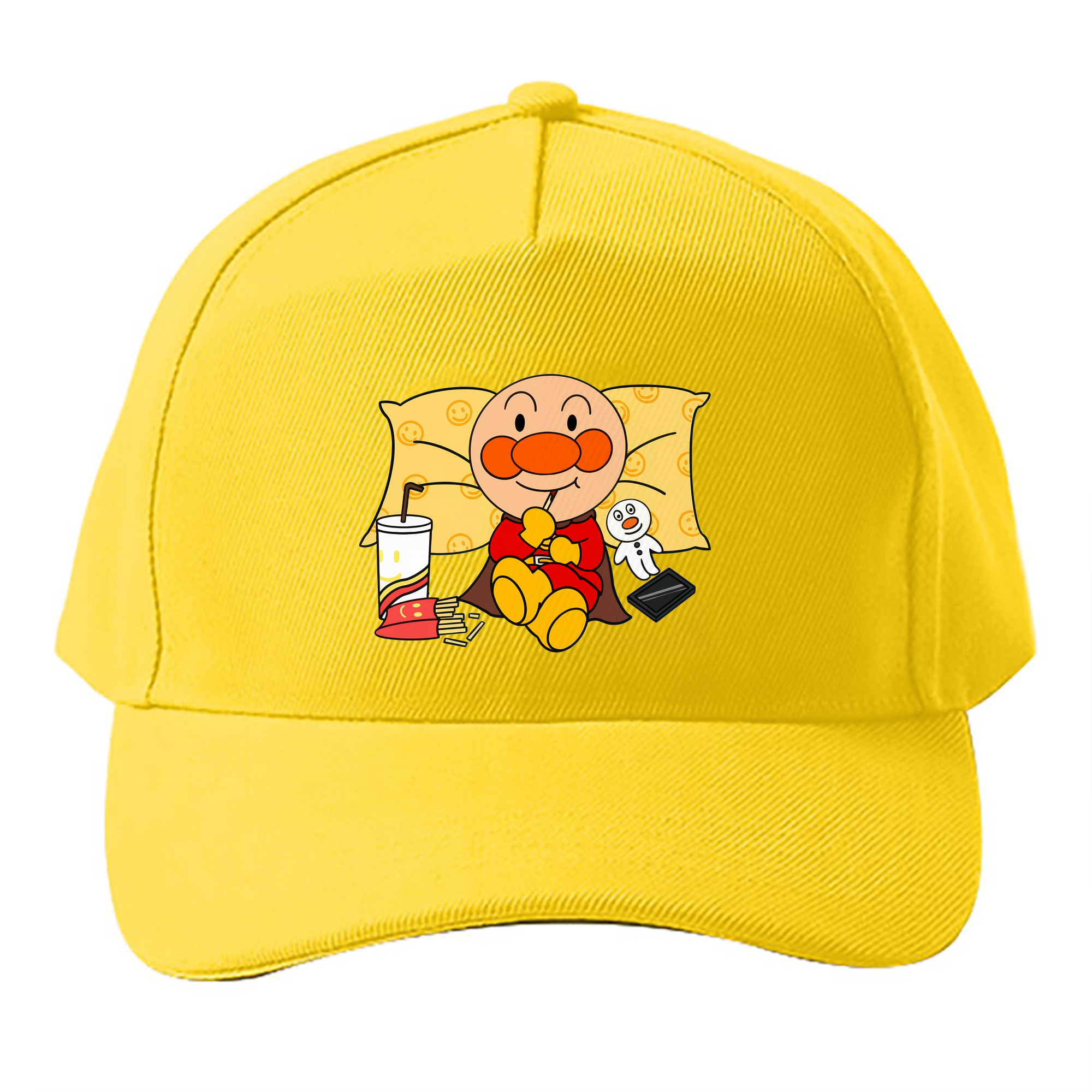 （画像用） アンパンマン Anpanman ベースボールキャップ 綿100％ 男女兼用 帽子 スポーツ